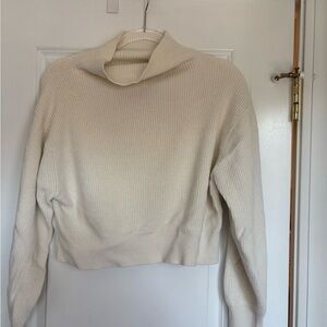 Wilfred Cream Cowl Neck Sweater